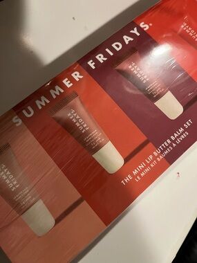 Summer Fridays The Mini Lip Butter Balm Set - NWT and Sealed